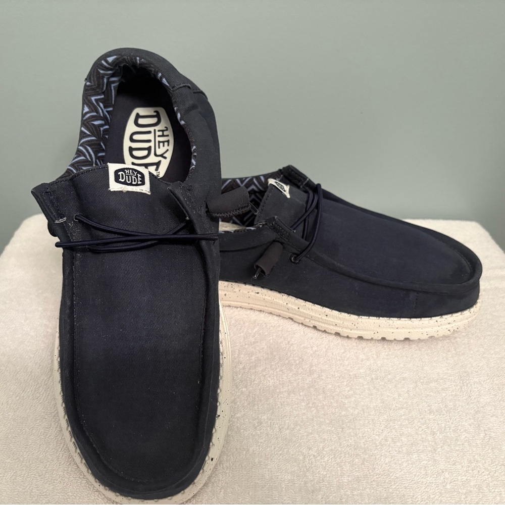 Hey Dude Men's Dark Blue Slip-Ons